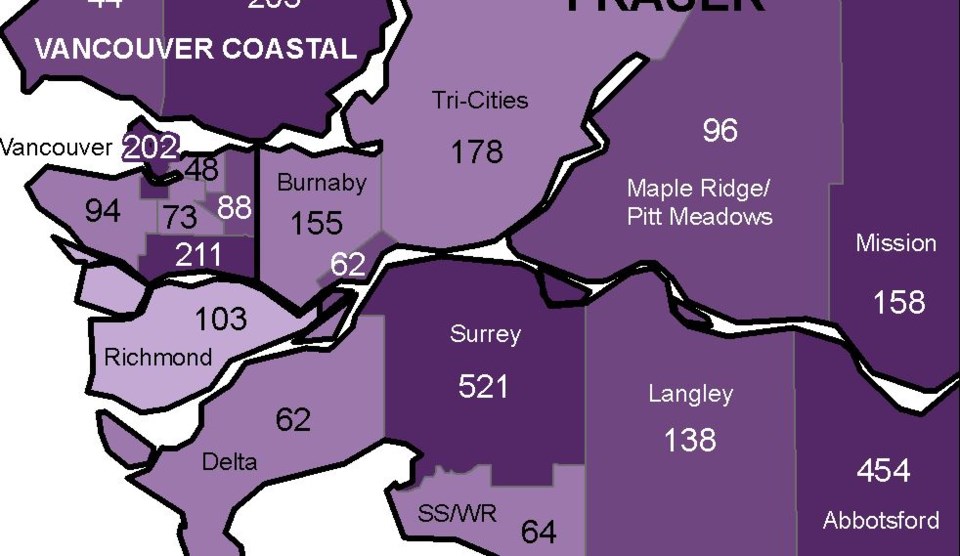 burnaby covid-19 map