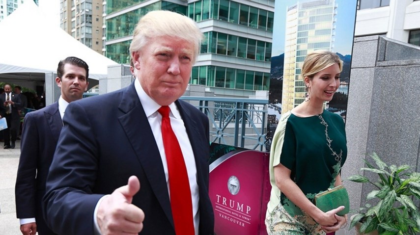 Donald Trump at hotel branding
