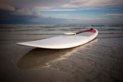 Paddle boarder rescue