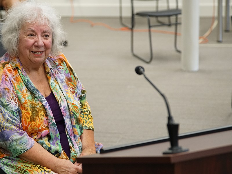 Townsite Heritage Society president Ann Nelson