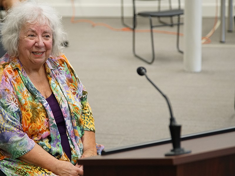 Townsite Heritage Society president Ann Nelson