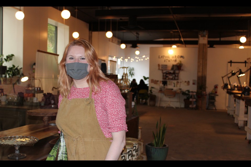 Against the odds posed by the COVID 19 pandemic, Kim Hayhurst has opened The Makerie, a crafts and coffee outlet, in downtown Prince George.