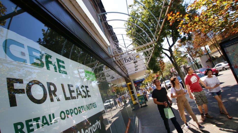B.C. posted notable job losses in the retail sector last month, according to Statistics Canada