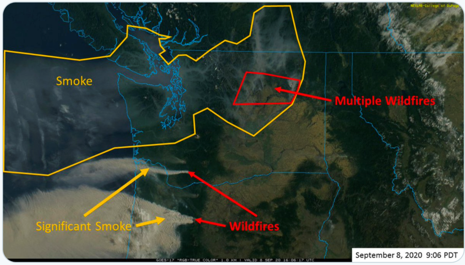 Smoke map