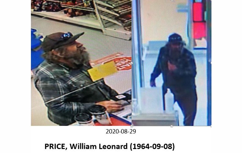 Fort St. James resident William Leonard Price, 55, is seen in a pair of RCMP handout photos. Price has been missing since Aug. 29 .