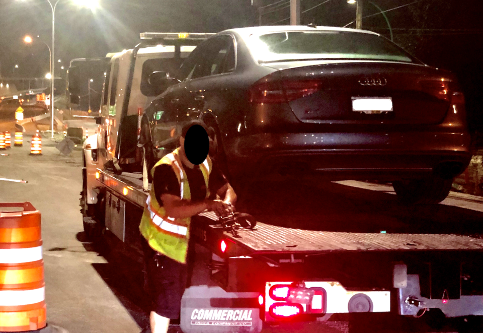 Audi impounded