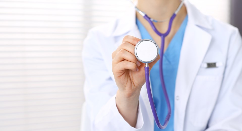 Family doctor, physician, stock photo