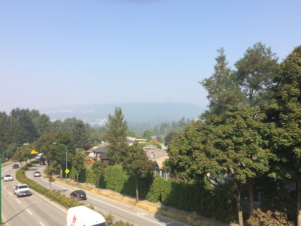 Burnaby, air quality, Cariboo Road