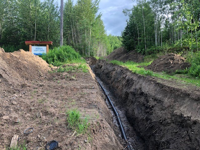 A new water line which connects to the race maze will give skiers at Otway Nordic Centre an early start to the season. The work done this summer was part of a $275,000 snowmaking system project undertaken by the Caledonia Nordic Ski Club.