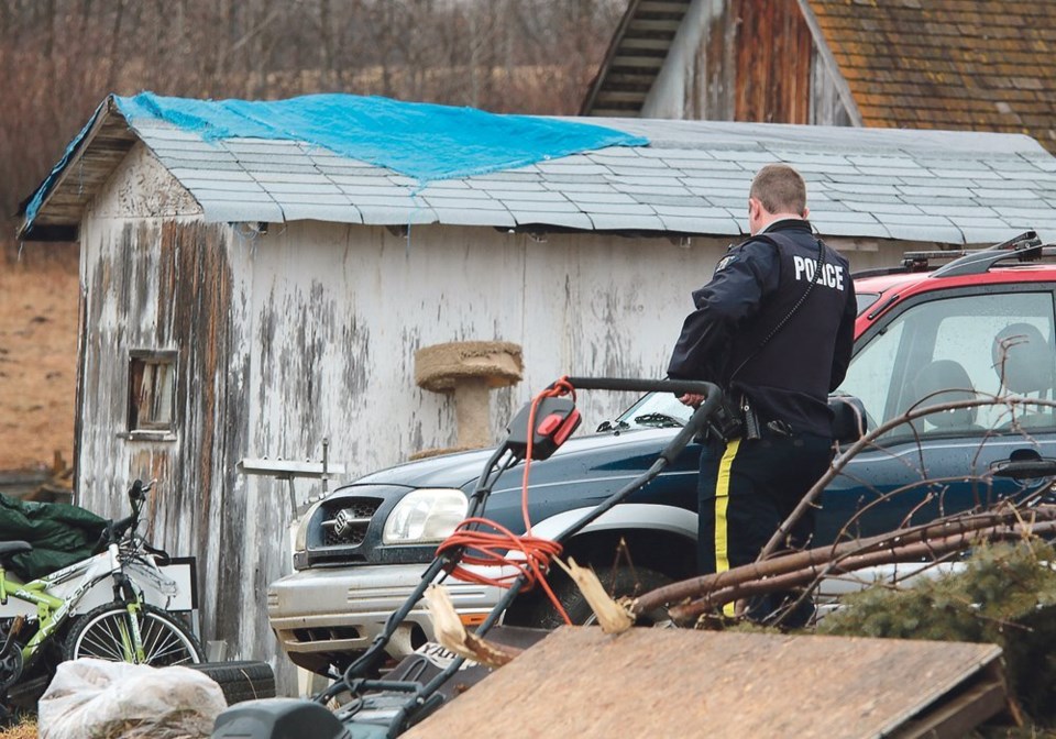 Police investigate a rural theft in Manitoba. | Western Producer