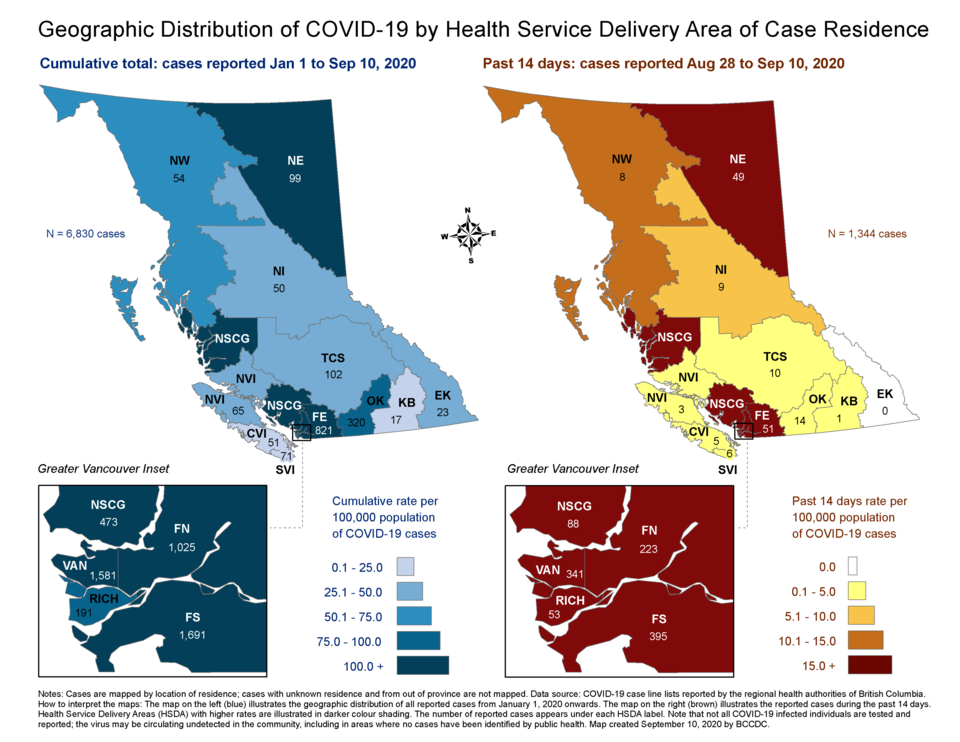 covid map Sept10