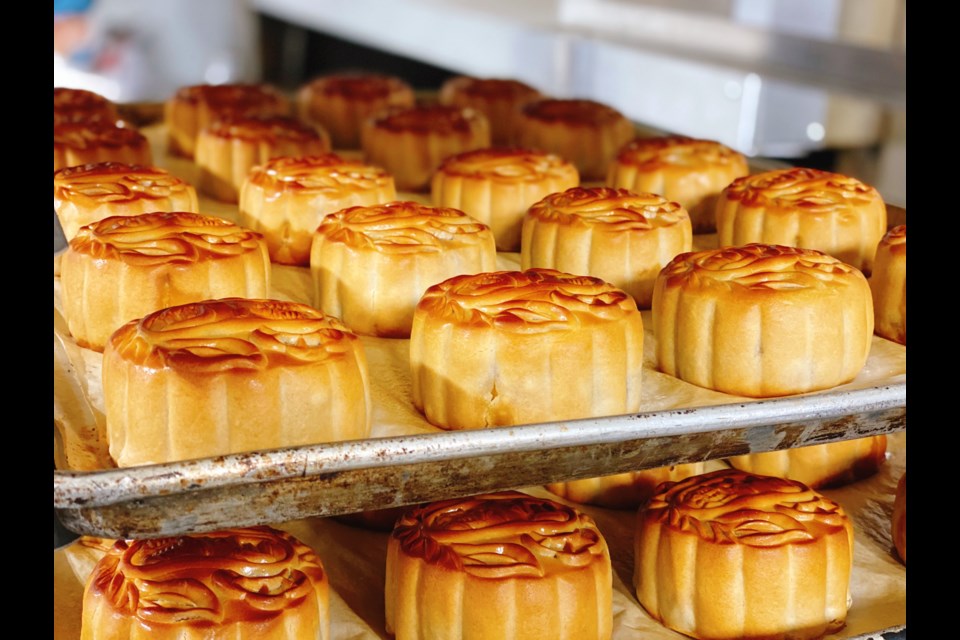 Saint Germain Bakery is rolling out freshly-baked mooncakes to cheer people up. Photo submitted