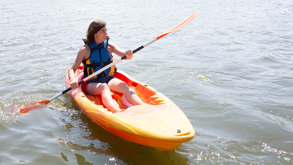 kayaking