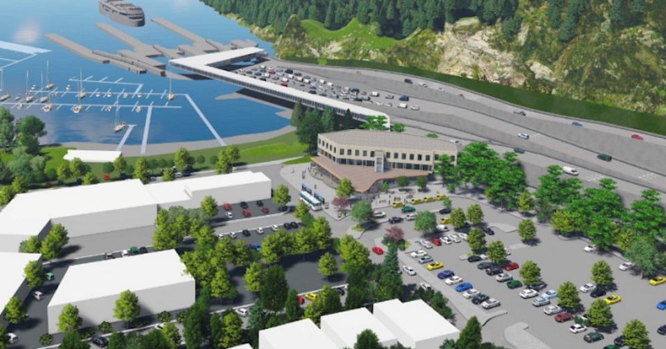 Horseshoe Bay ferry terminal overview