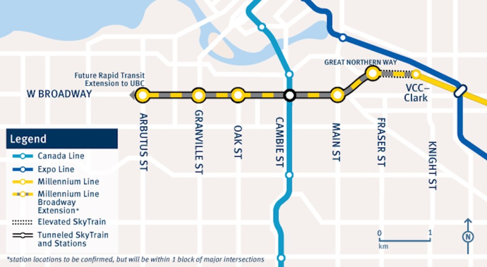 Millenium Broadway Subway extension