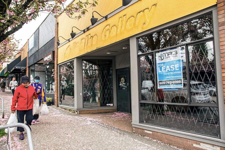 Vancouver retailers closed during pandemic