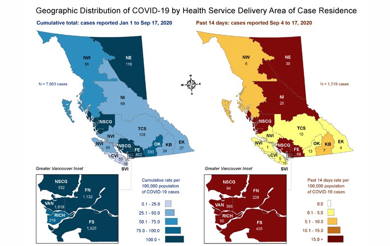 24 COVID map