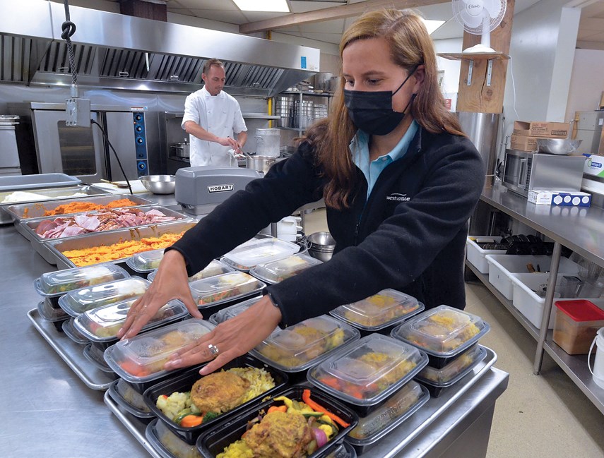 Jill Lawlor at West Vancouver Seniors Activity Centre kitchen