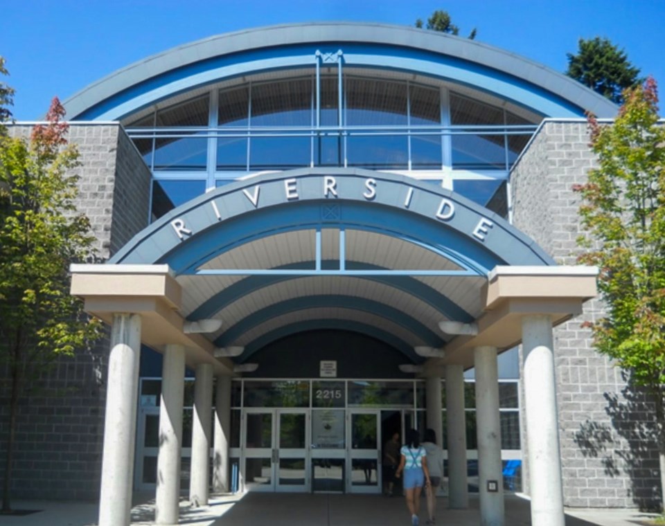 Riverside secondary in Port Coquitlam