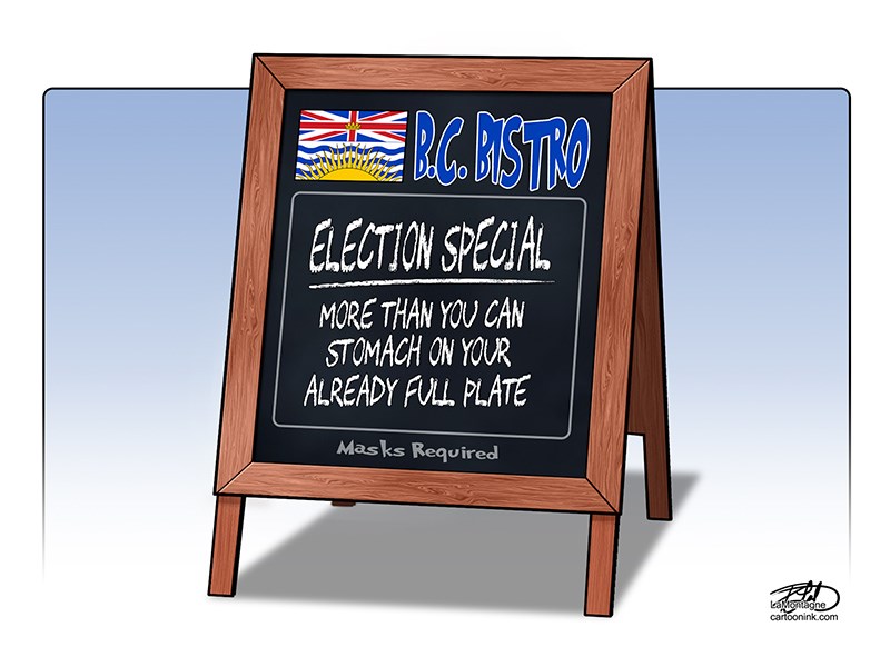 Powell River Peak cartoon