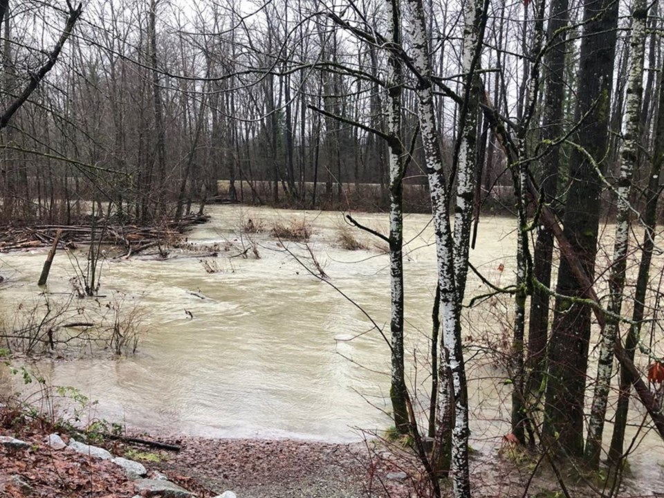 A high stream flow advisory has been issued for the southwest coast of B.C., including the Tri-Citie