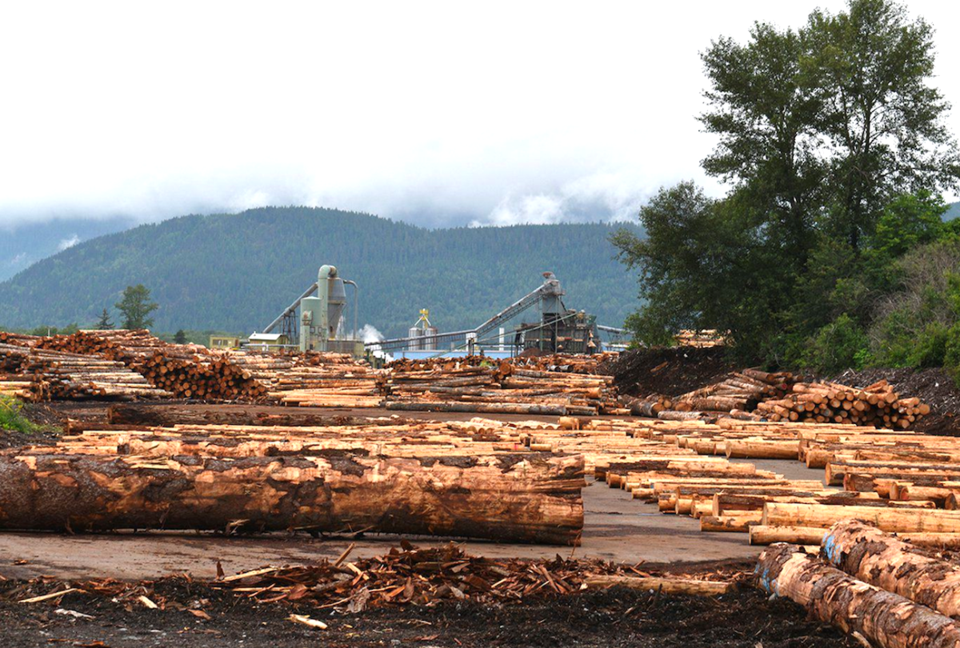 Skeena lumber yard