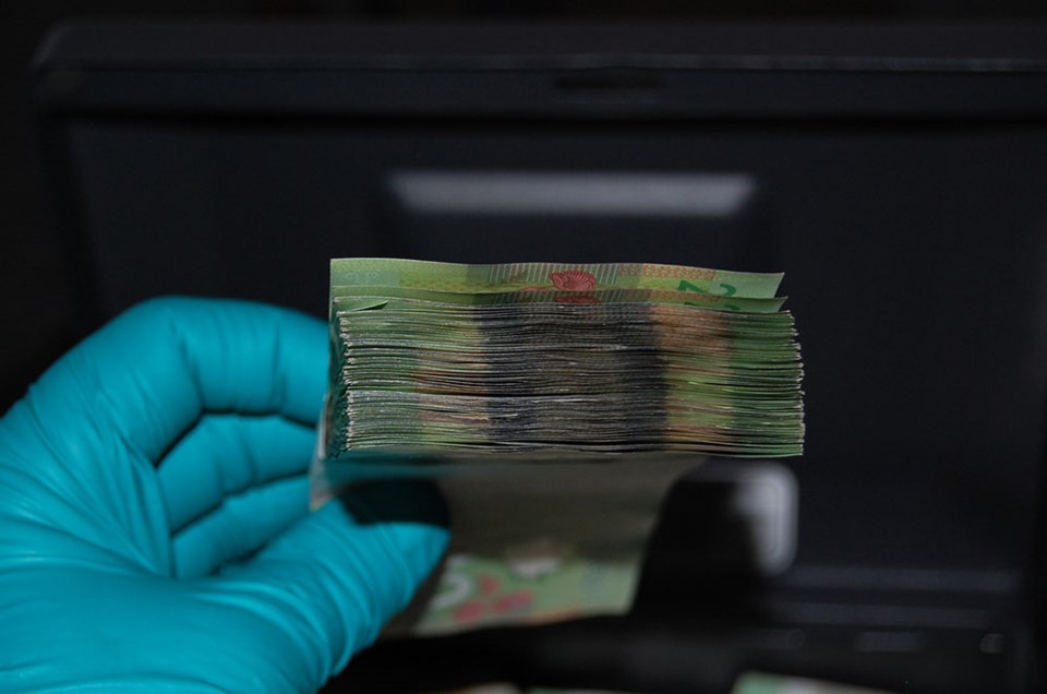 cash police rcmp money found