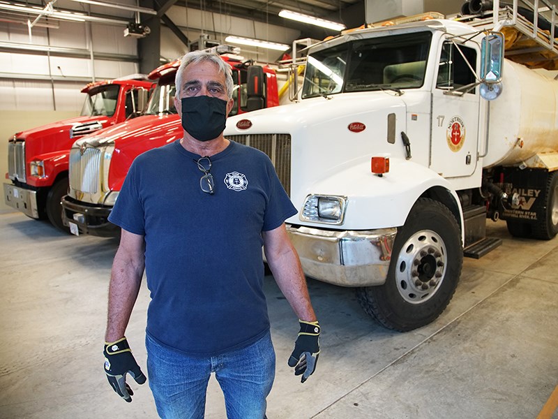 Northside Volunteer Fire Department chief Jim Brown