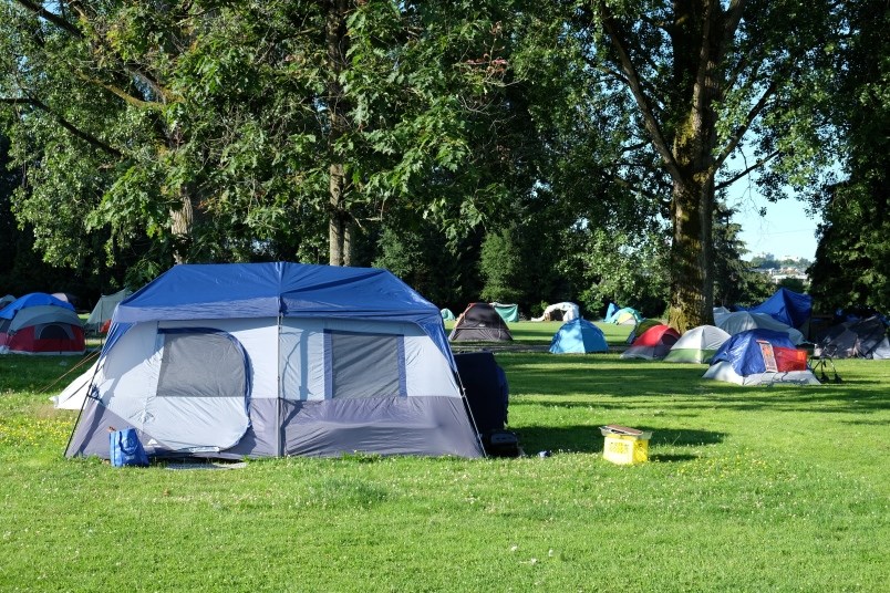 Strathcona Park homeless camp
