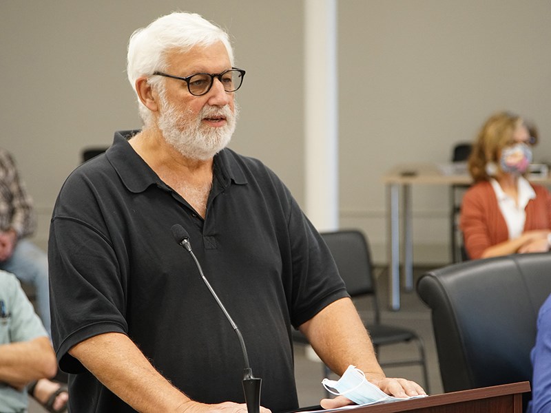 Townsite Ratepayers Society president Stephen Miller