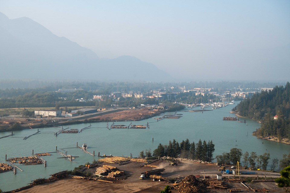 Squamish in the smoke back in the first weeks of September.