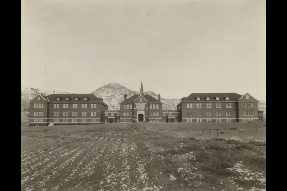 The Kamloops Indian Residential School, circa 1930.