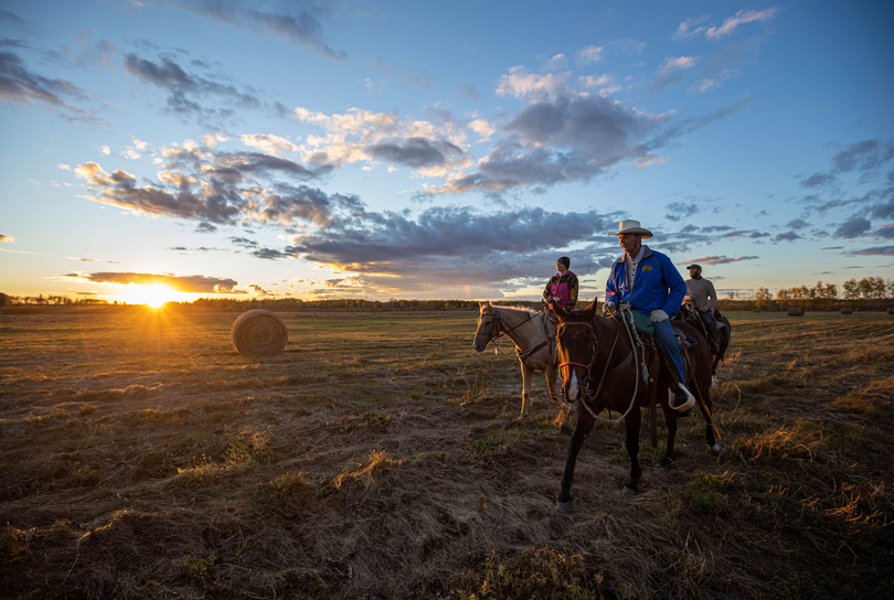 Striking out on horseback on a fall afternoon in the heart of Peace Country, Steve Van Diest knew right away that he was leaving behind any connection to civilization.