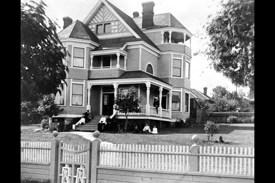 Walter Ruthven Gilley and his family in front of their home c. 1902. Photo donated by: Steve Norman to NWHeritage.