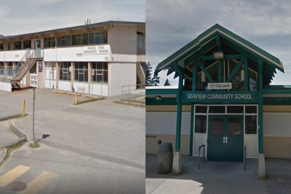 Seaview elementary in Port Moody and Miller Park elementary in Coquitlam are the latest to be hit wi