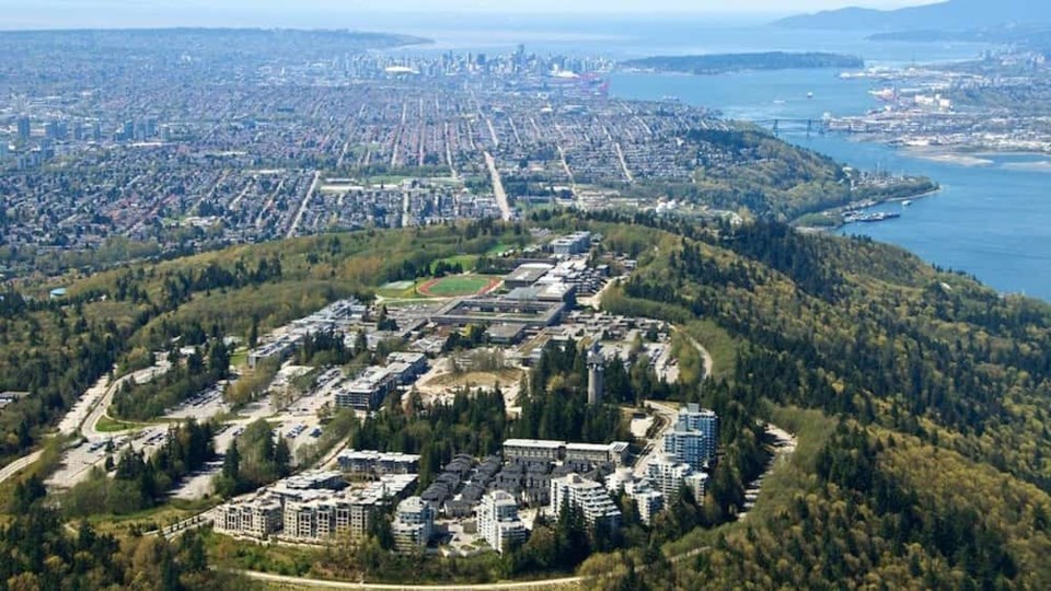 sfu simon fraser university burnaby mountain