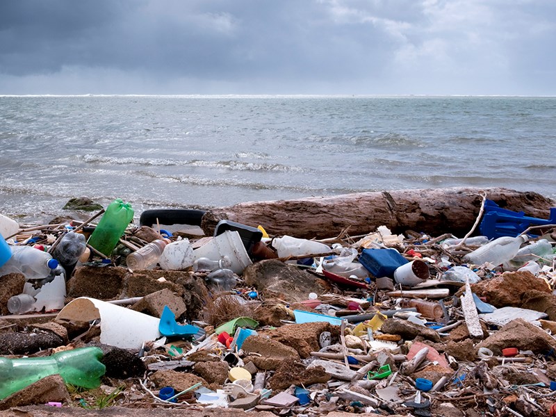 Ocean plastic depot Powell River