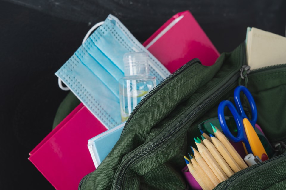 students, backpack, back-to-school, COVID