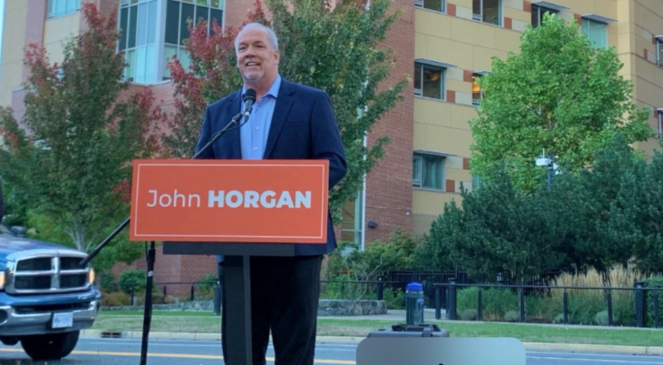 BC NDP leader John Horgan