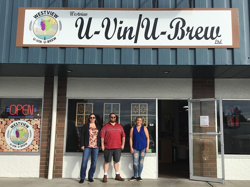 Westview U-Vin U-Brew owners Susanna and Jeremy East