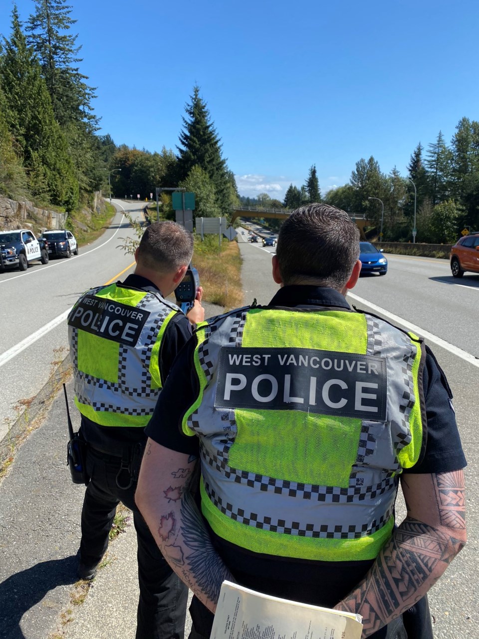 West Van speed trap