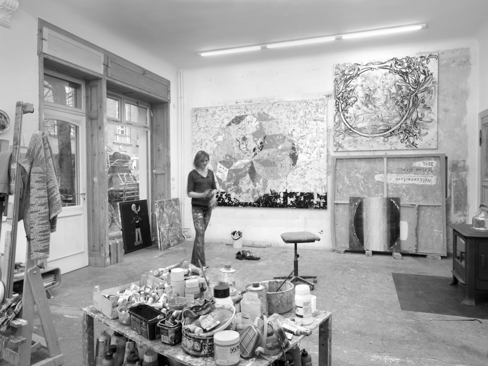 Kristina Girke in her Berlin studio.