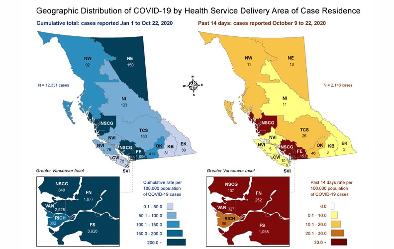 29 COVID map