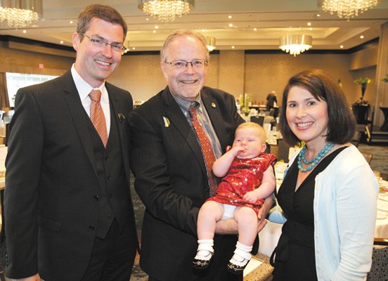 LtoR- Ross Lockhart(Rev), Allan Saunders, Sadie and Laura Lockhart (Rev)