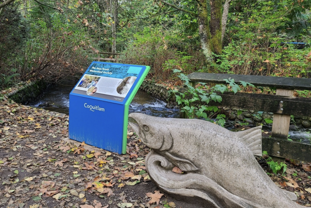 New interpretive signage has been installed