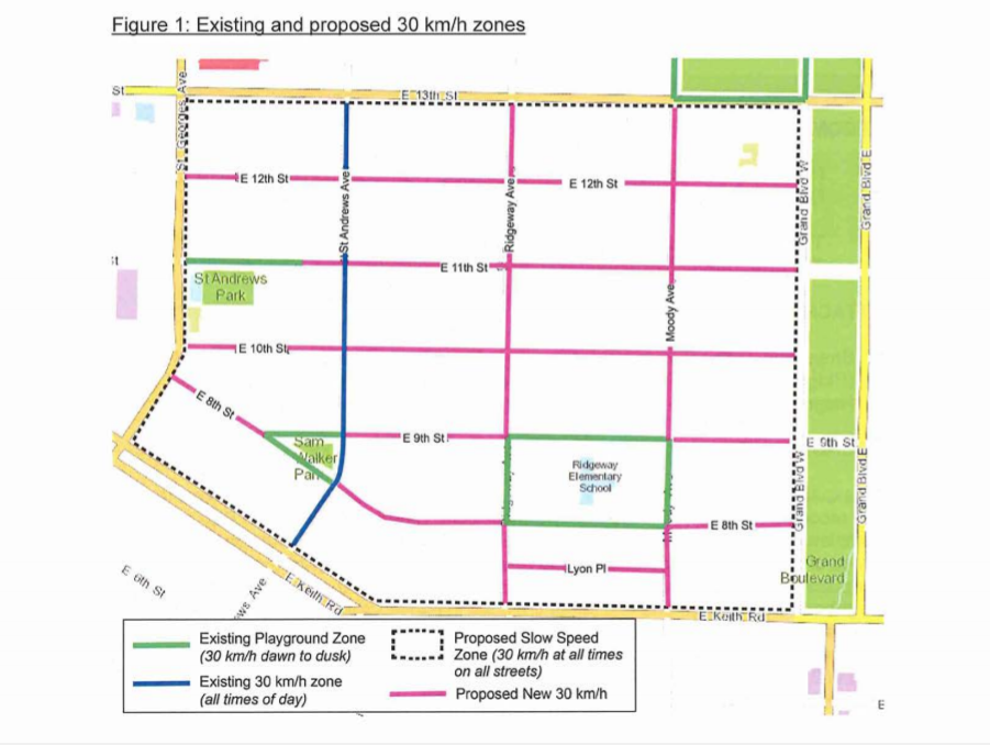 Speed changes Ridgeway map