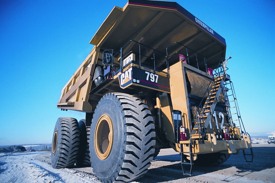 Cutline: A Suncor heavy hauler in the oilsands. | Suncor Energy