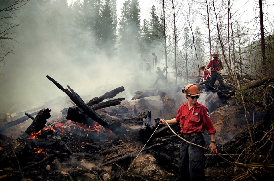 BC Wildfire Services firefighters