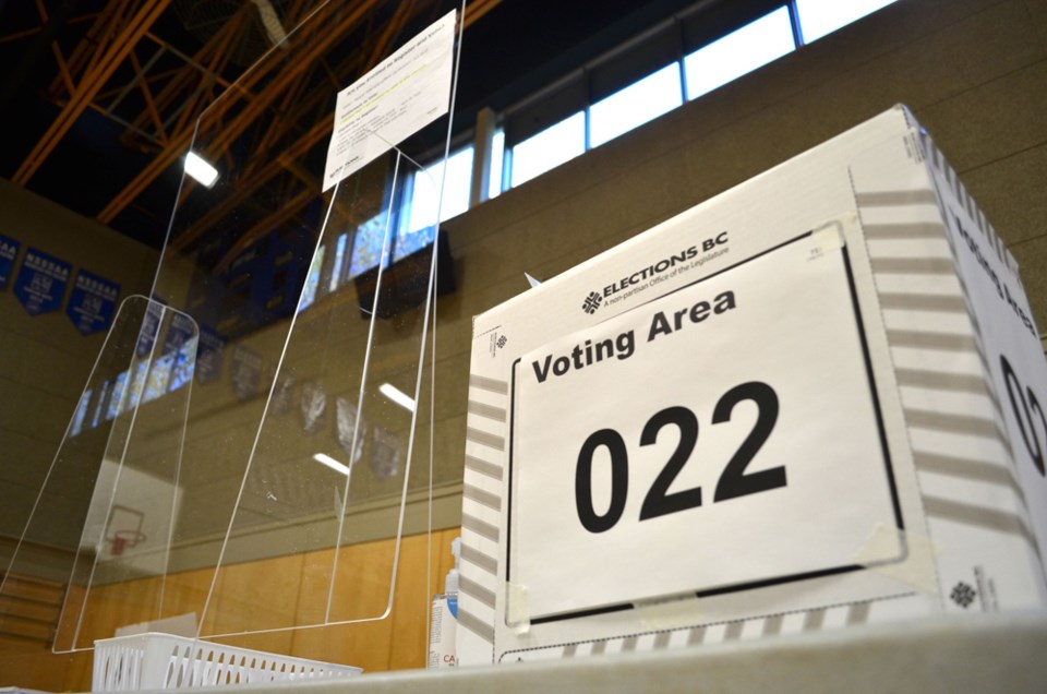 polling station at Don Ross.