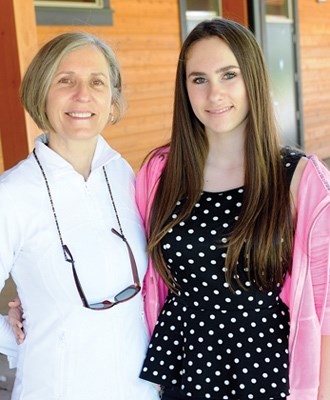 Board member Mary Giovannetti and Patricia Seward